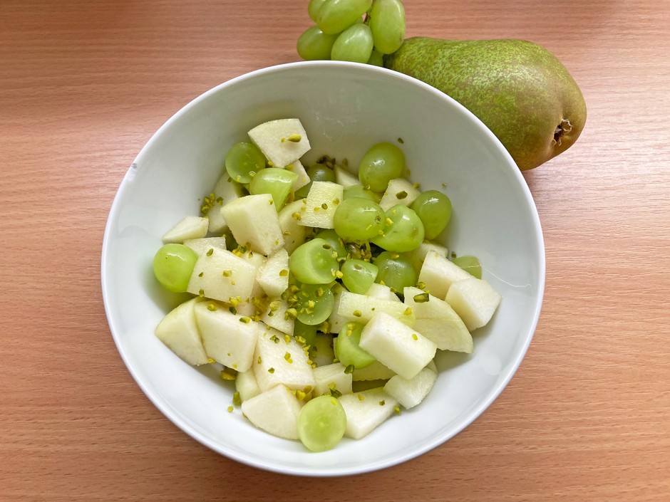 Weintrauben-Birnen-Salat
