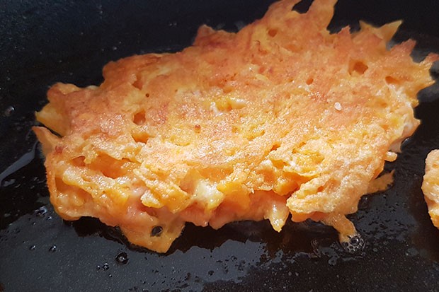Einfache Süsskartoffelpuffer