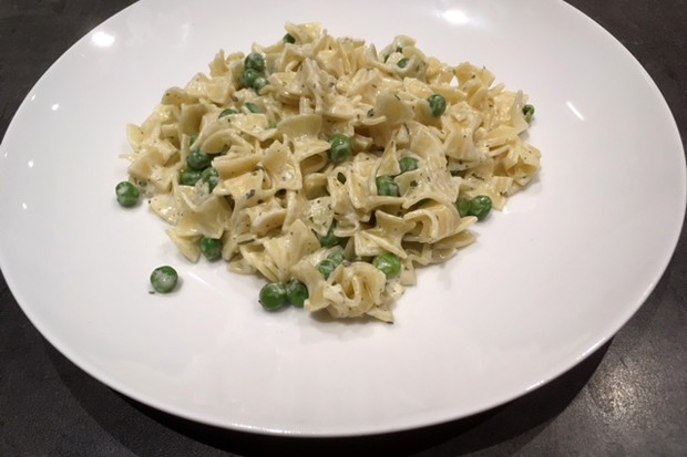 Fleckerl mit Frischkäse