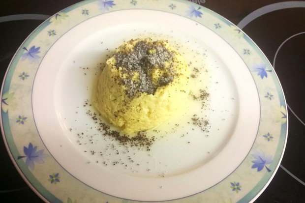Topfendessert aus der Mikrowelle