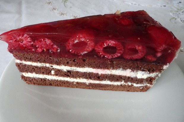 Himbeer-Schokotorte