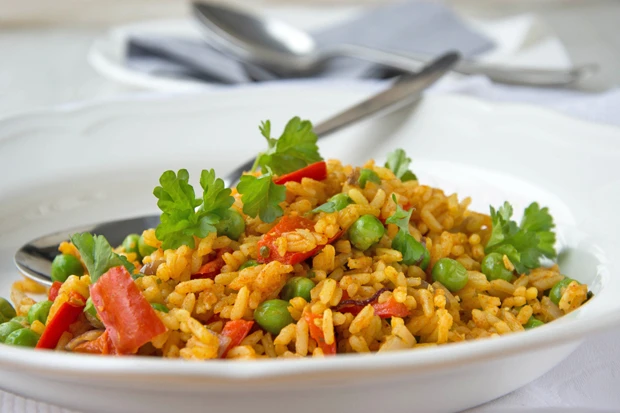 Curryreis mit Gemüse