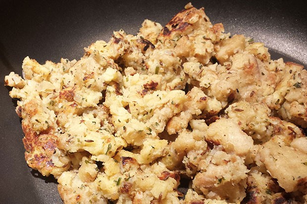 Geröstete Knödel