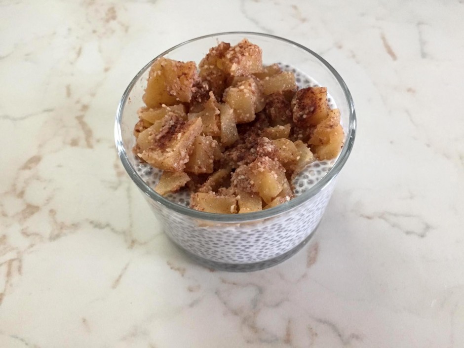 Winterlicher Chia Pudding