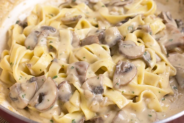 Schnelle Pilz-Tagliatelle