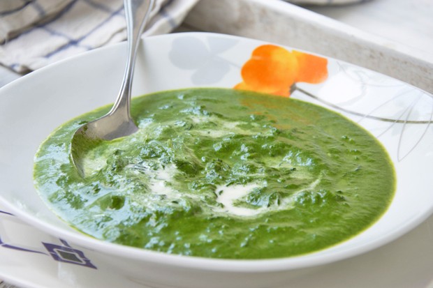 Spinatsuppe