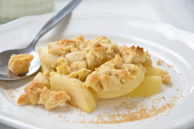 Leckerer Apfel Crumble