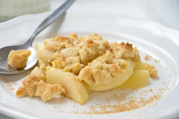 Leckerer Apfel Crumble