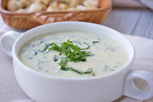 Cremige B&auml;rlauchsuppe