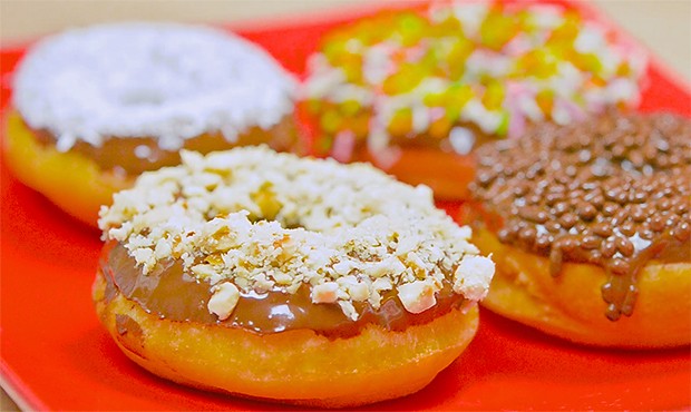 Bunte Donuts