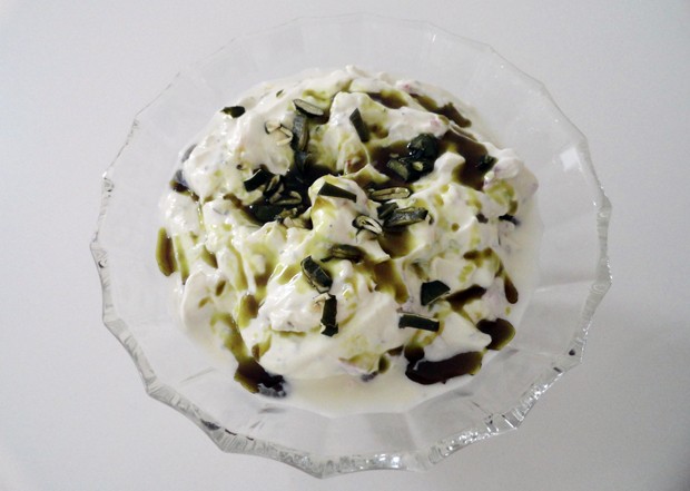 Frischkäse-Kernöl Dip