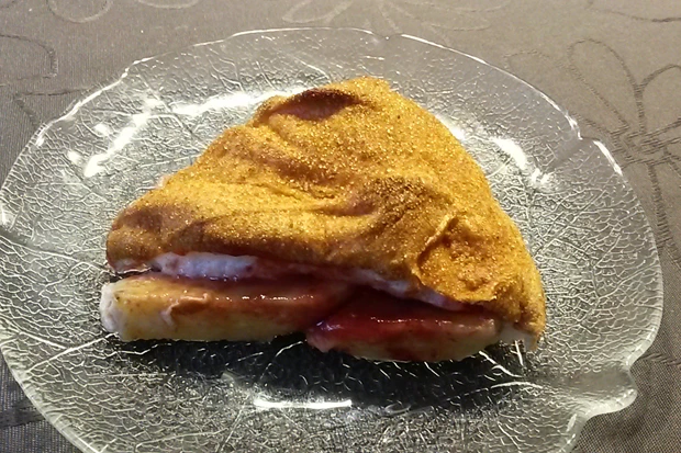 &Uuml;berbackene Bananen mit Zimtzucker