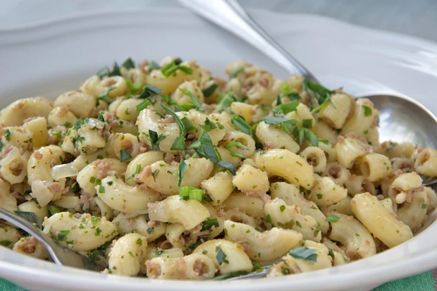 H&ouml;rnchen mit Schinken und K&auml;se