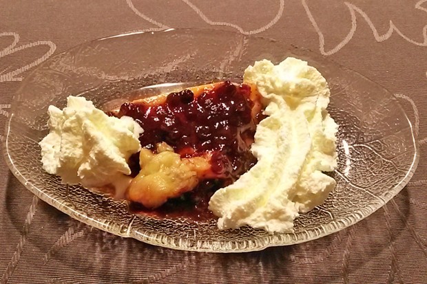 Warmes Bananendessert