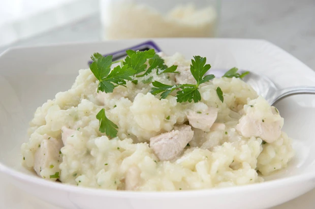 Gefl&uuml;gelrisotto