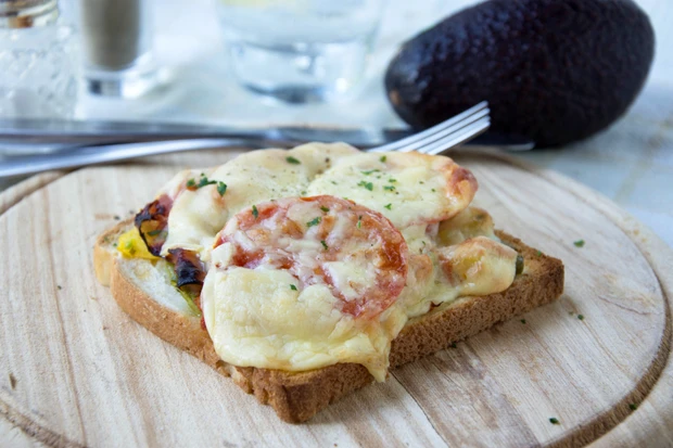 Überbackener Avocadotoast