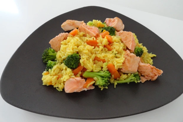 Lachs-Curry
