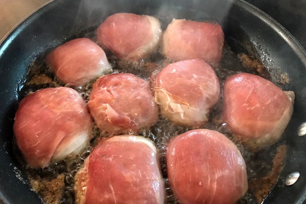 Faschierte Speck Laibchen