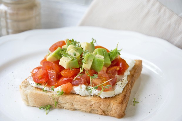 Kresse-Tomaten Toast