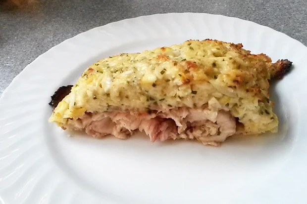 Welsfilet in Käsekruste