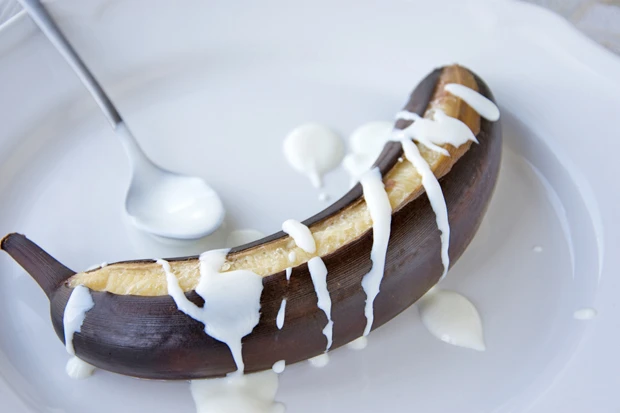 Grillbananen mit Mascarponecreme
