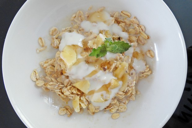 Oatmeal mit Banane