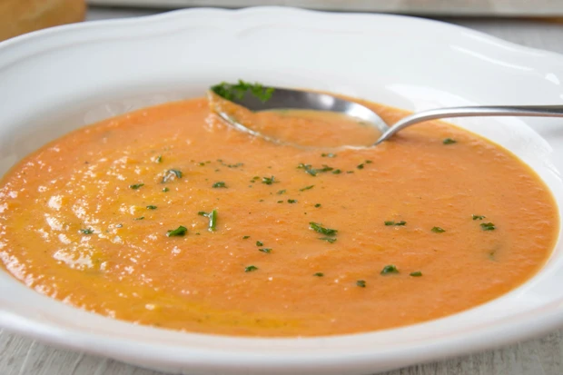 Karottensuppe mit Ingwer