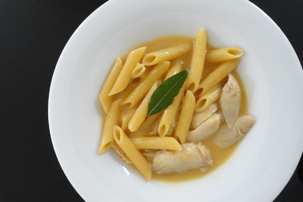 Geschnetzeltes in Käse-Rahmsauce