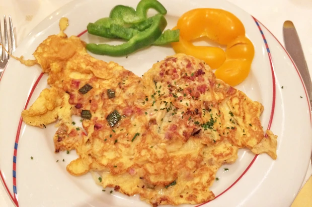 K&auml;se-Speckomelette