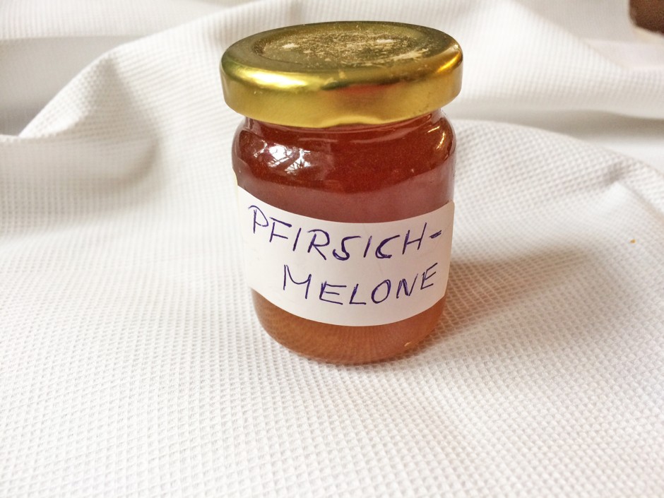 Pfirsich-Melonen-Marmelade