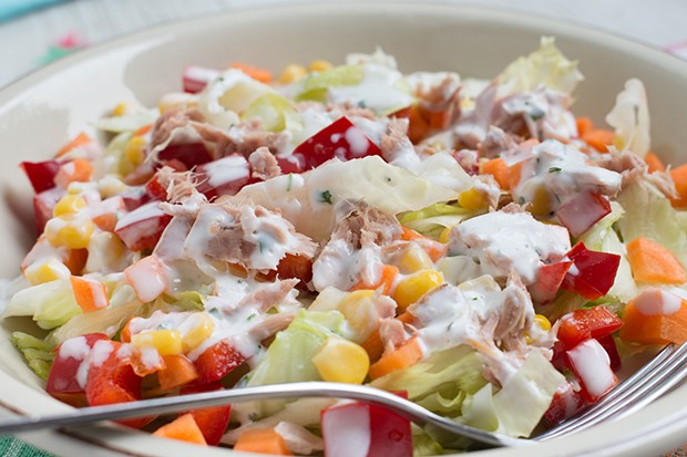 Mais Thunfisch Salat
