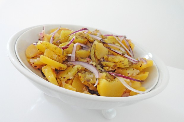Erdäpfelsalat mit Kernöl