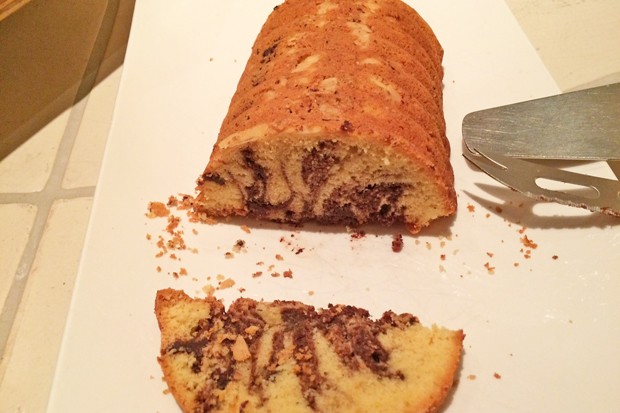 Marmorkuchen in der Rehrückenform