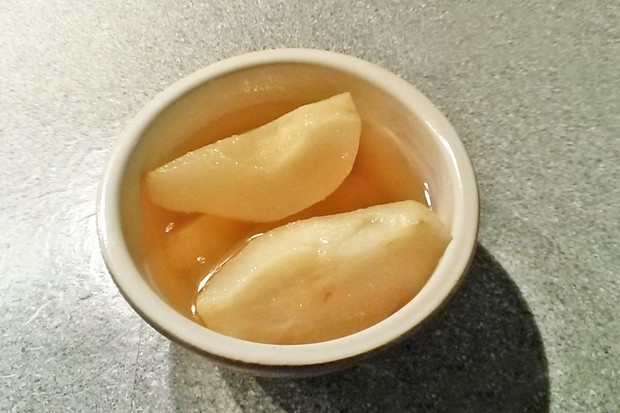 Birnen in Weißwein