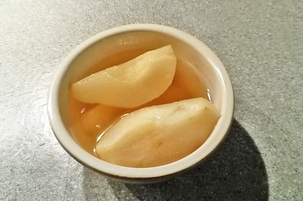 Birnen in Weißwein