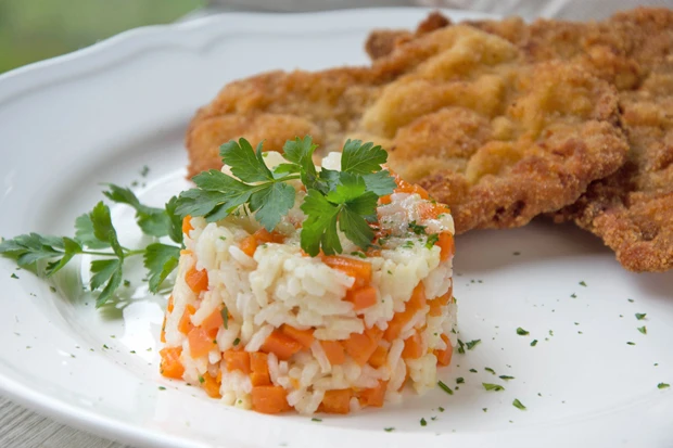 Reis mit Karotten