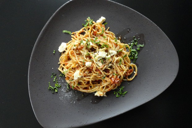 Ziegenkäse-Pasta