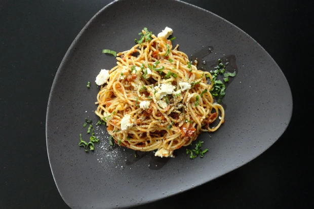 Ziegenk&auml;se-Pasta