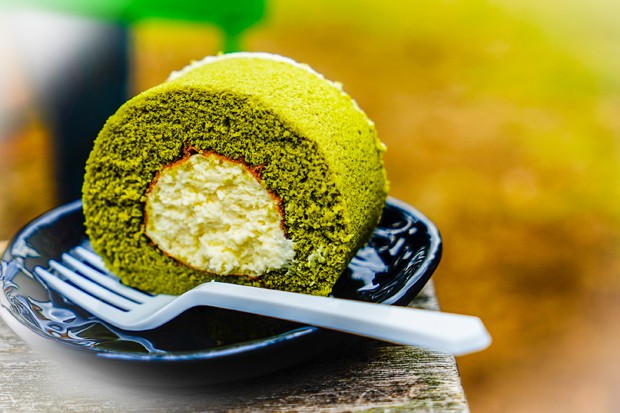 Matcha Grüntee Roulade