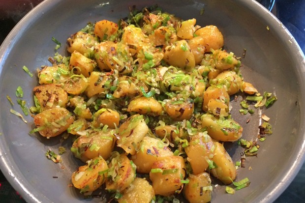 Porreekartoffeln