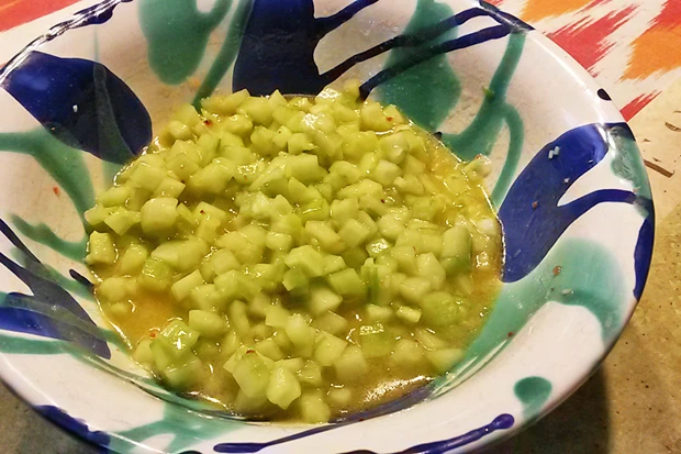 Gurkensalat nach meiner Art