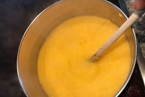 Gemüse Polenta Spiesse