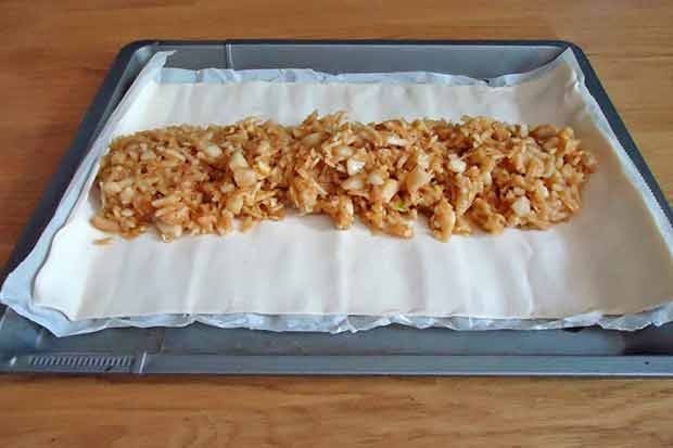 Einfacher Apfel-Birnen-Strudel