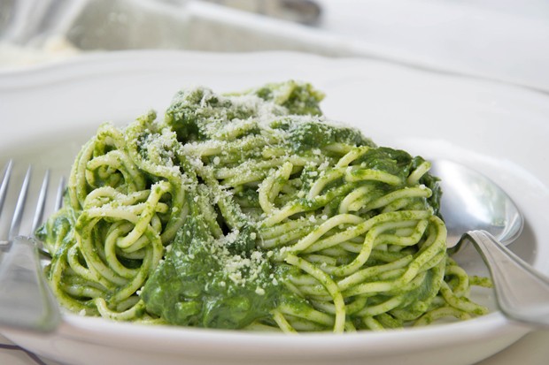 Spinat-Spaghetti