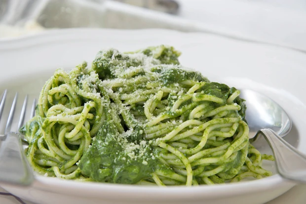 Spinat-Spaghetti