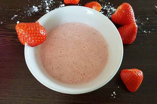 Erdbeeren mit Rahm
