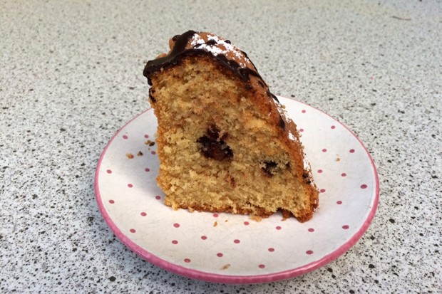 Gugelhupf mit Nougatstückchen