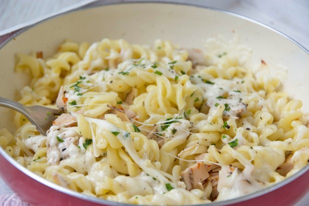 Schinkenspirelli mit Käse