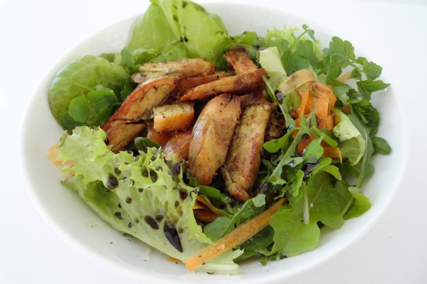 Hühnerstreifen-Salat
