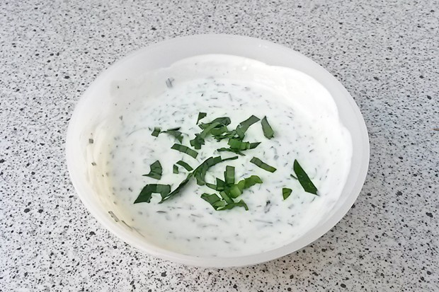 Dip mit Bärlauch